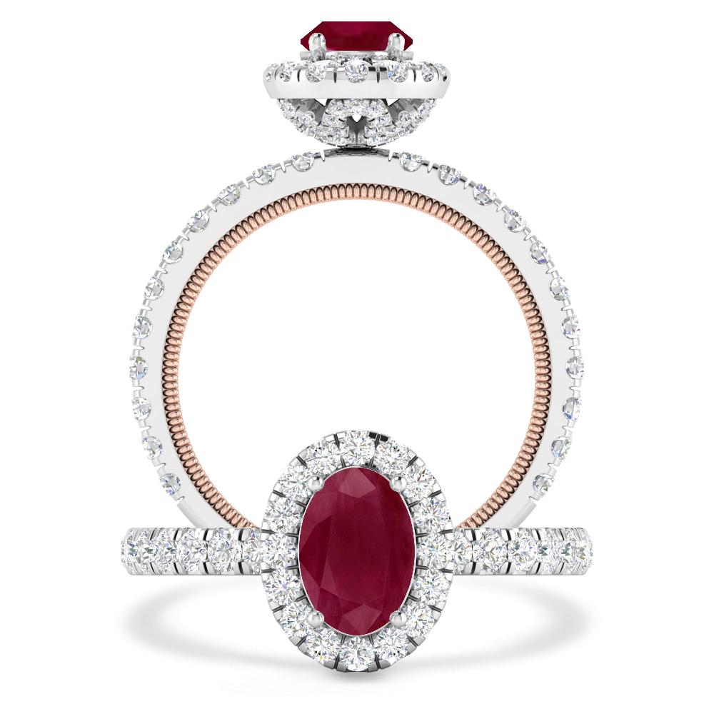 White Gold - Ruby