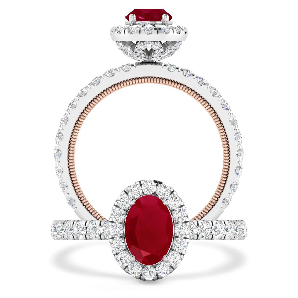 White Gold - Ruby