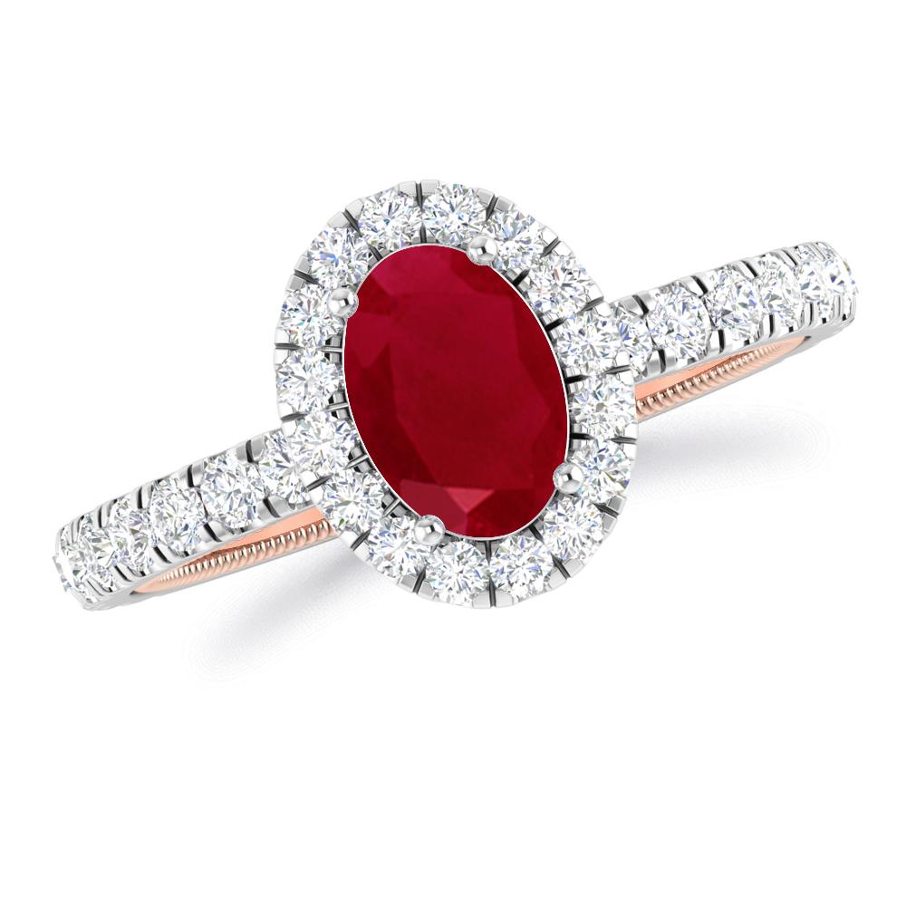 White Gold - Ruby