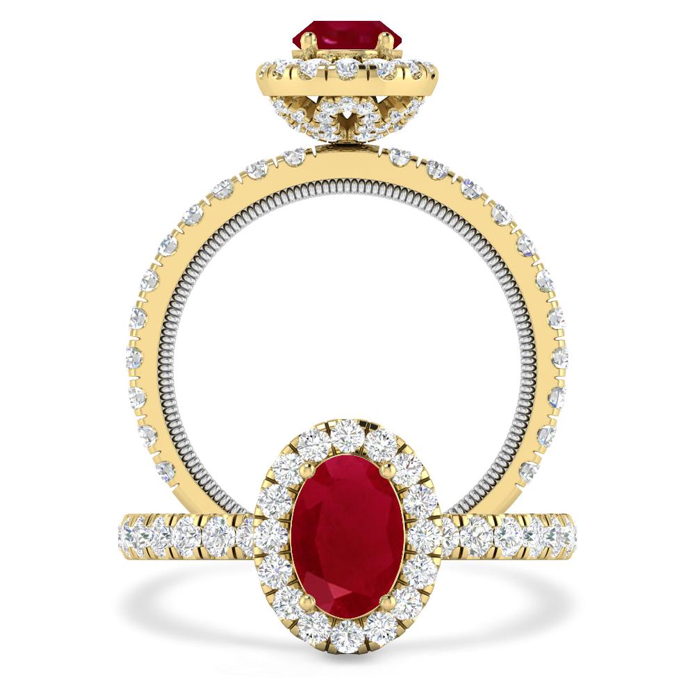 Yellow Gold - Ruby