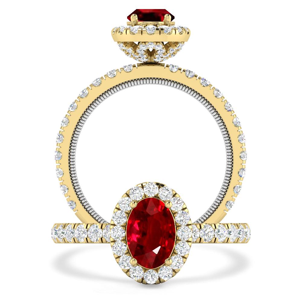 Yellow Gold - Ruby