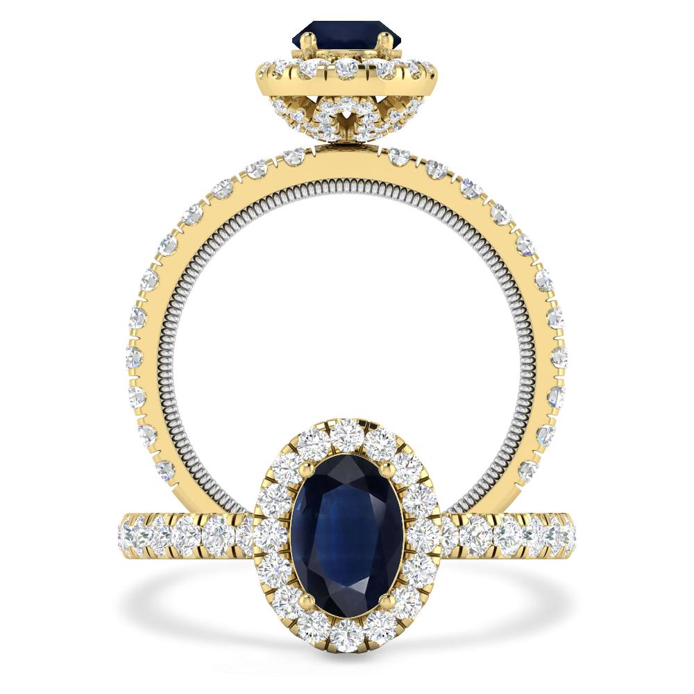 Yellow Gold - Sapphire