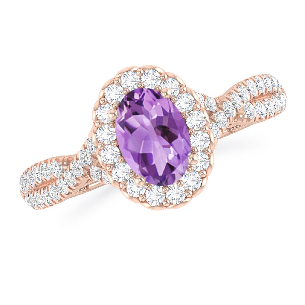 Rose Gold - Amethyst