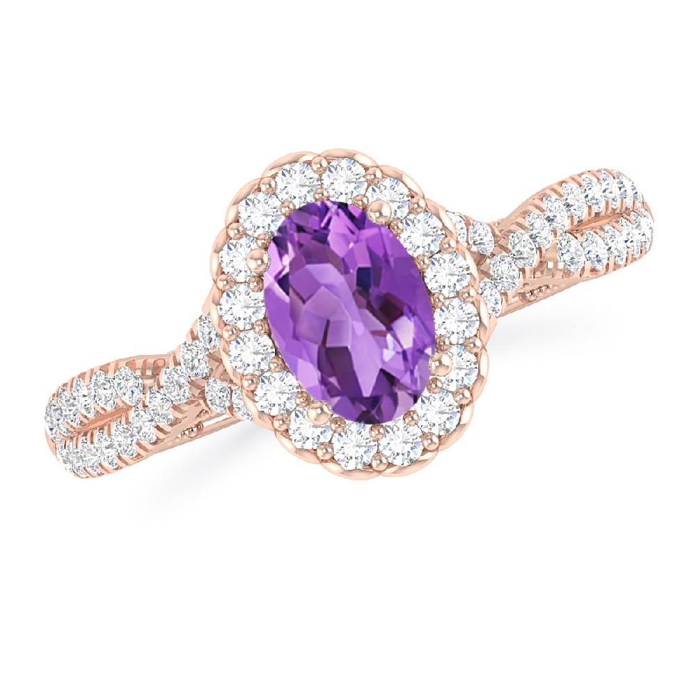 Rose Gold - Amethyst