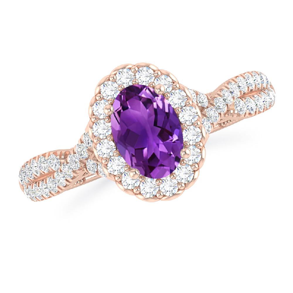 Rose Gold - Amethyst