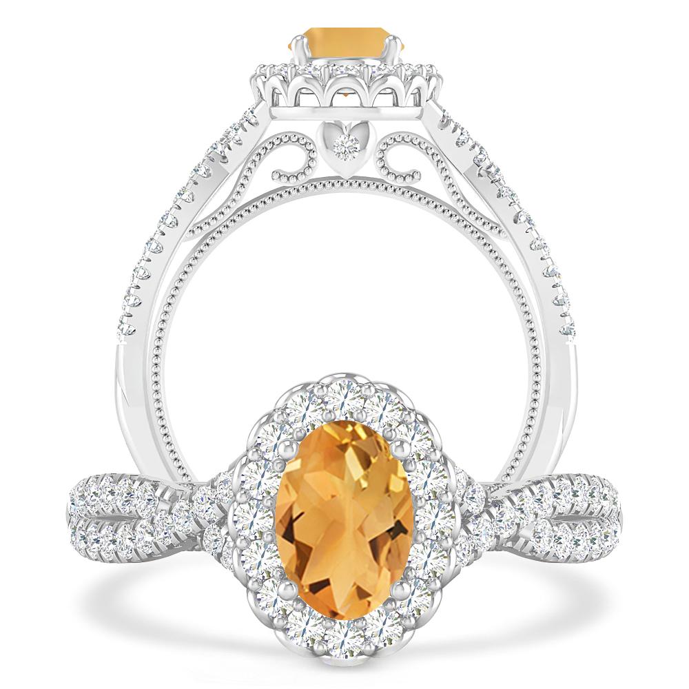 White Gold - Citrine