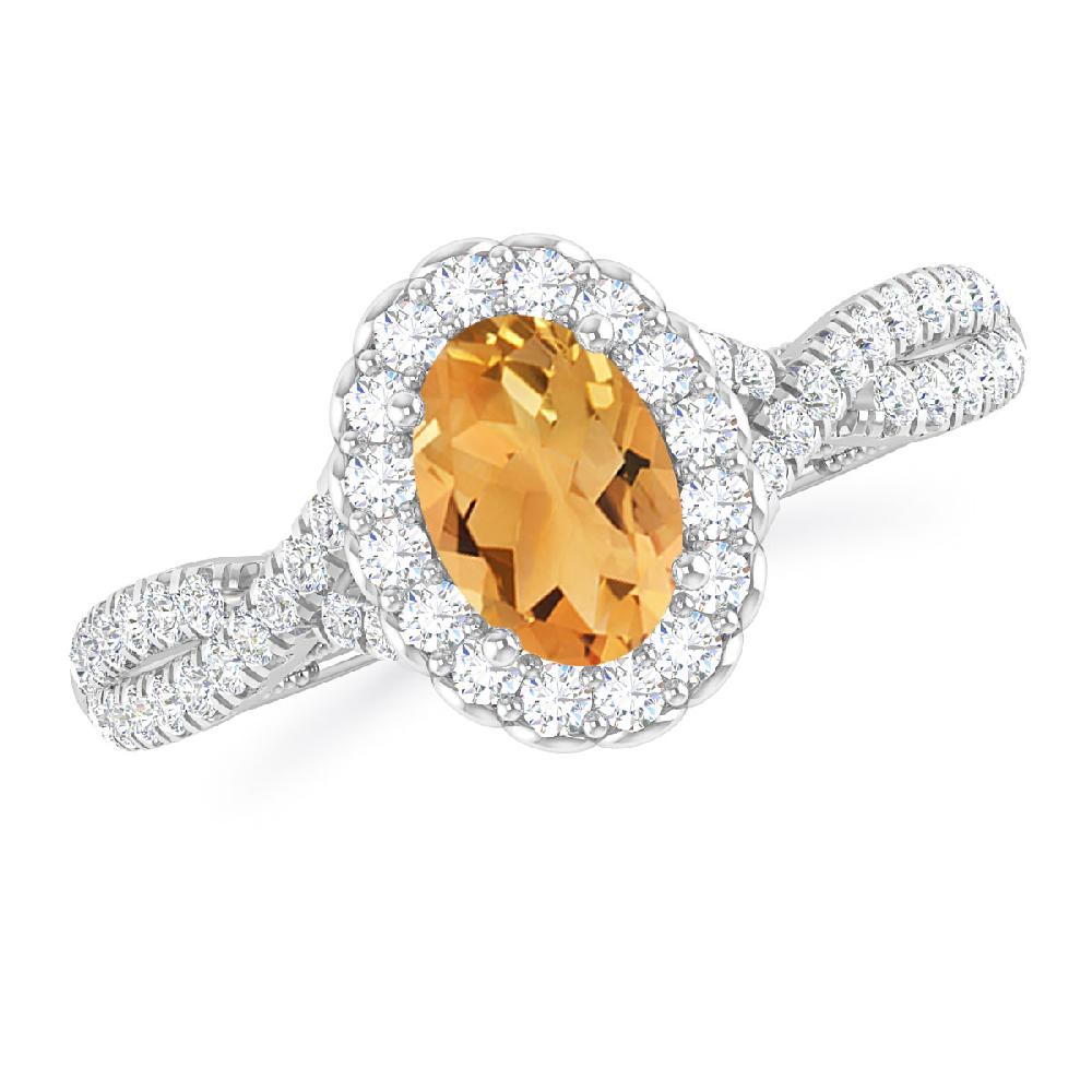 White Gold - Citrine