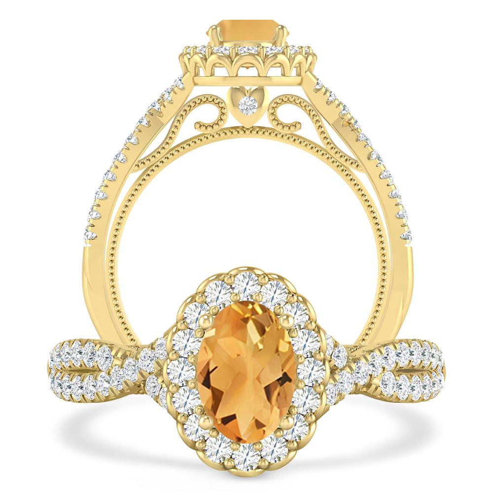 Yellow Gold - Citrine