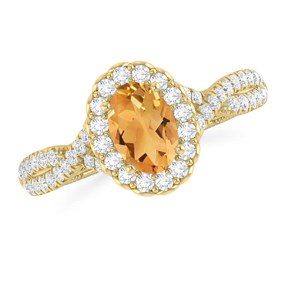 Yellow Gold - Citrine