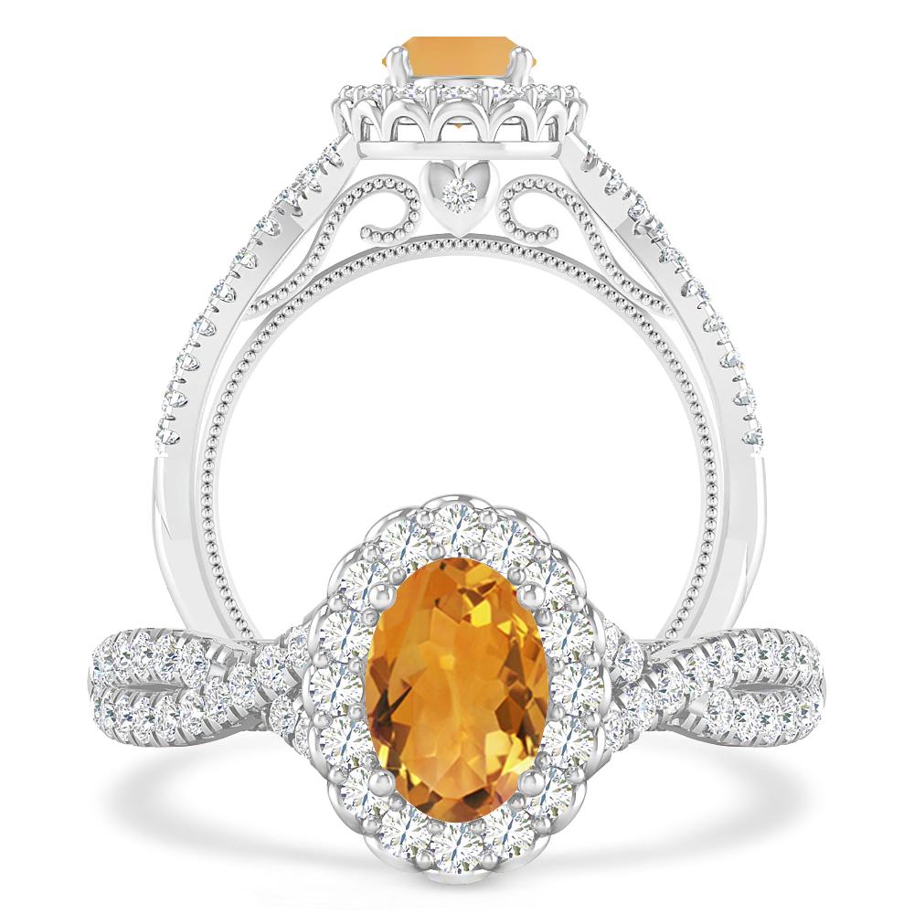 White Gold - Citrine