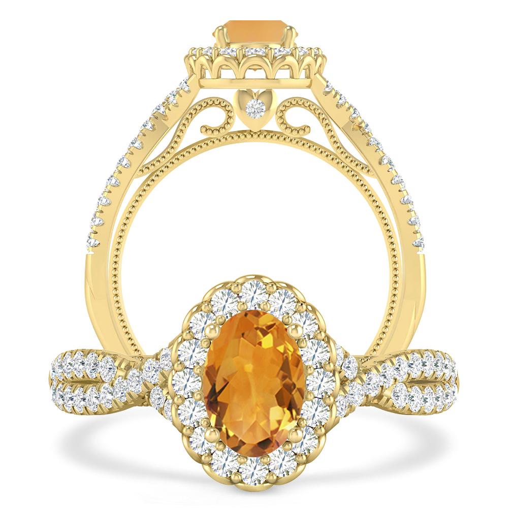 Yellow Gold - Citrine