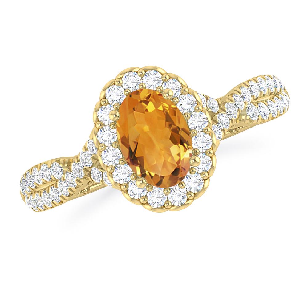 Yellow Gold - Citrine