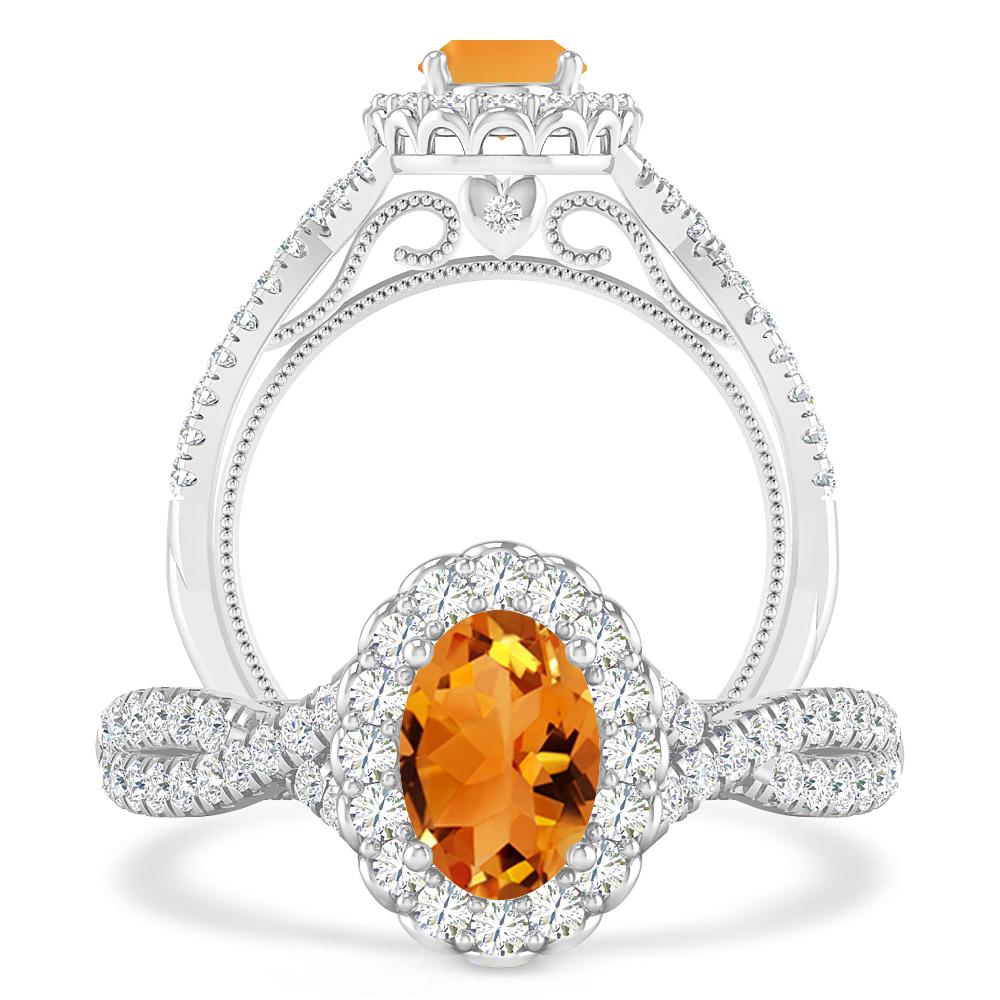 White Gold - Citrine