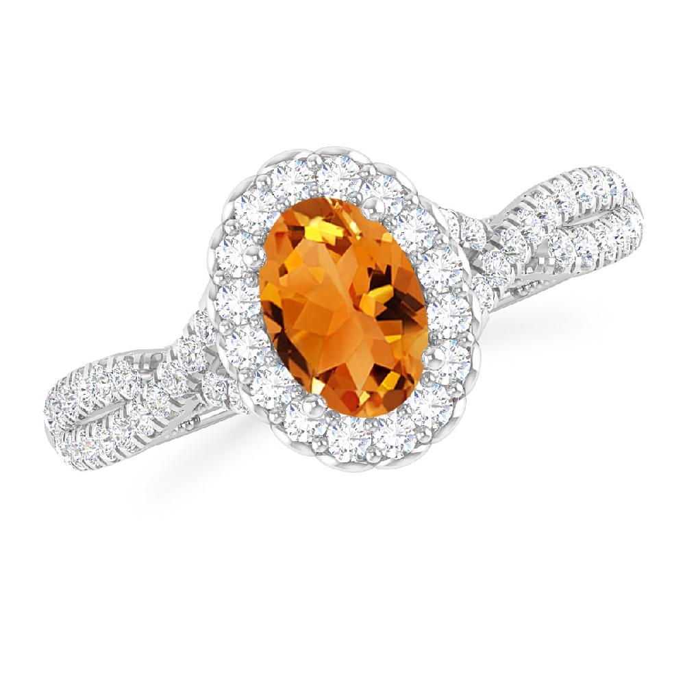 White Gold - Citrine