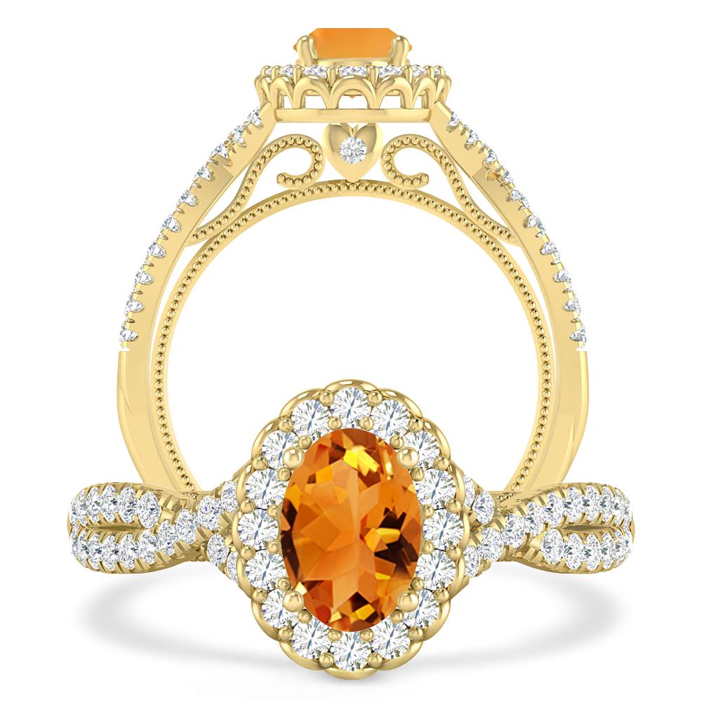 Yellow Gold - Citrine