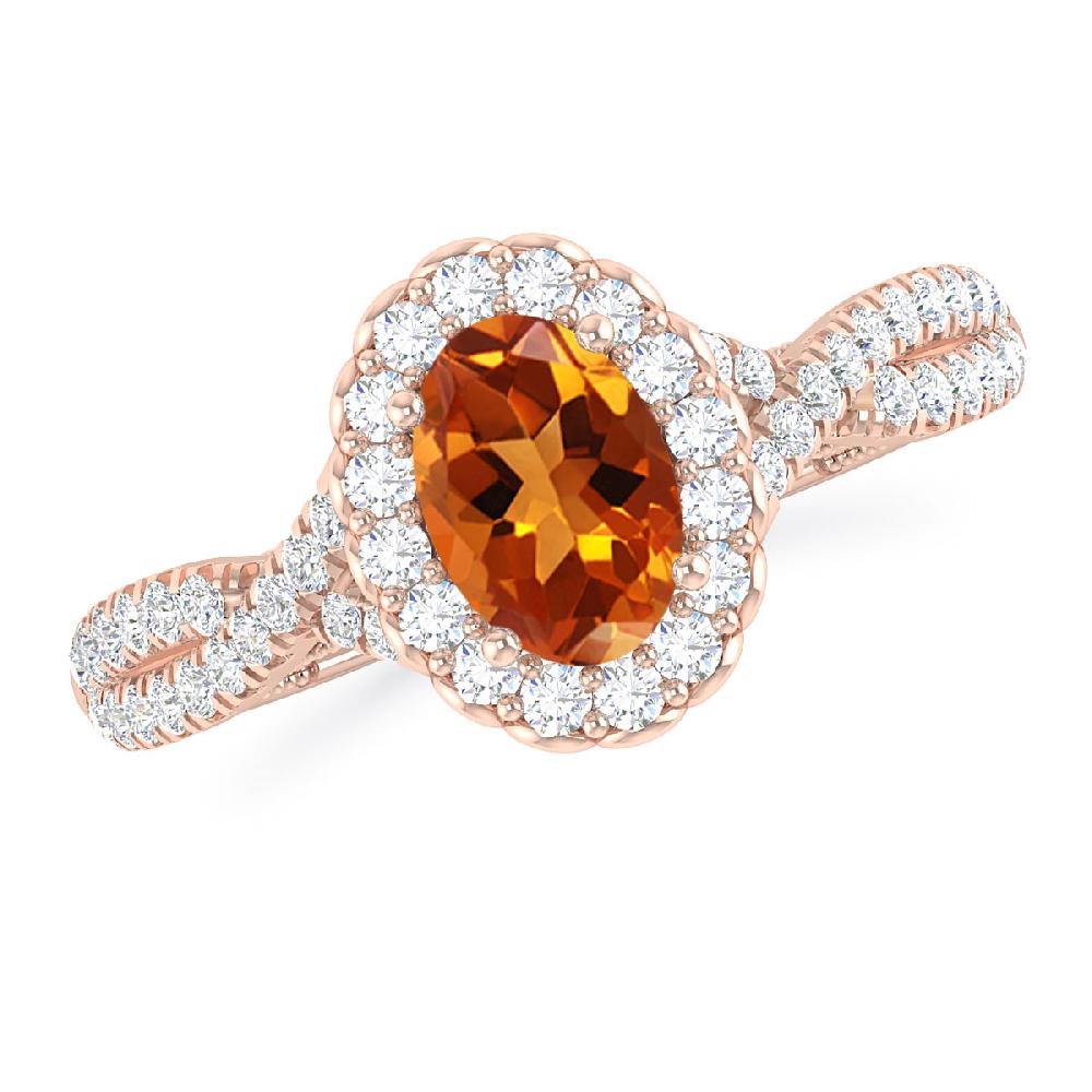 Rose Gold - Citrine