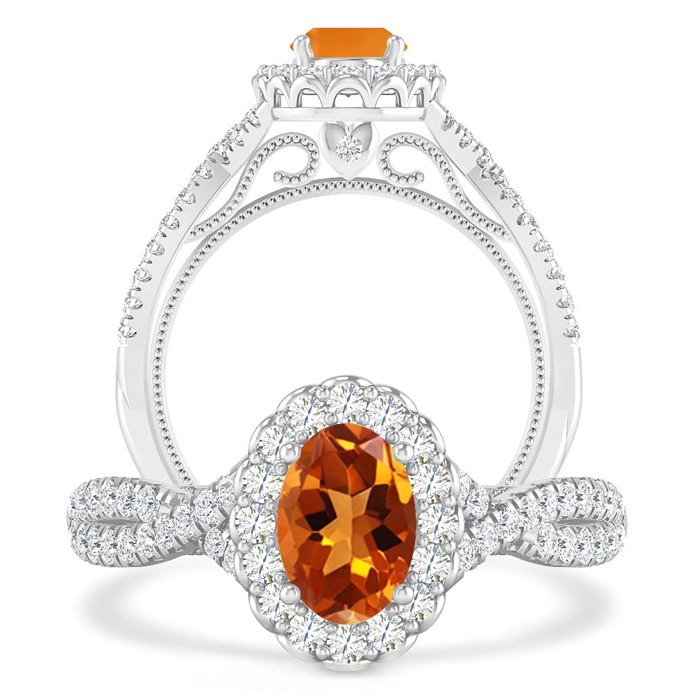 White Gold - Citrine