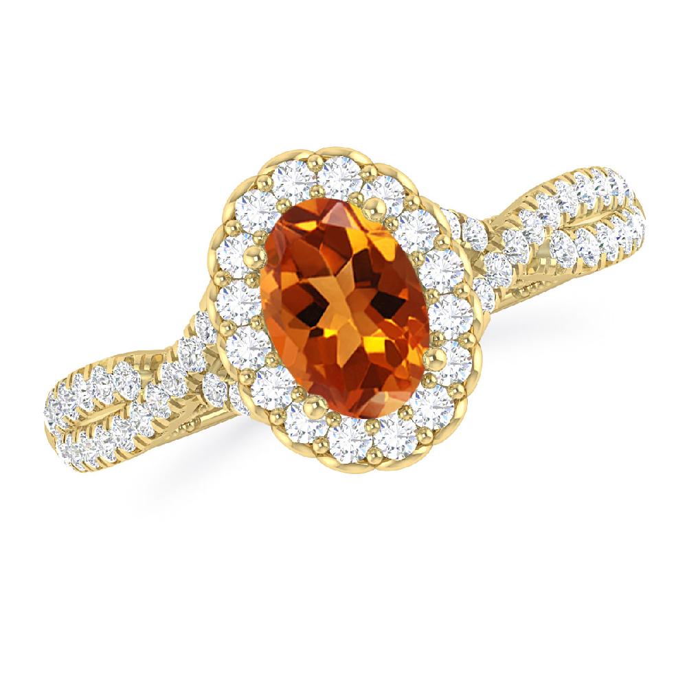 Yellow Gold - Citrine