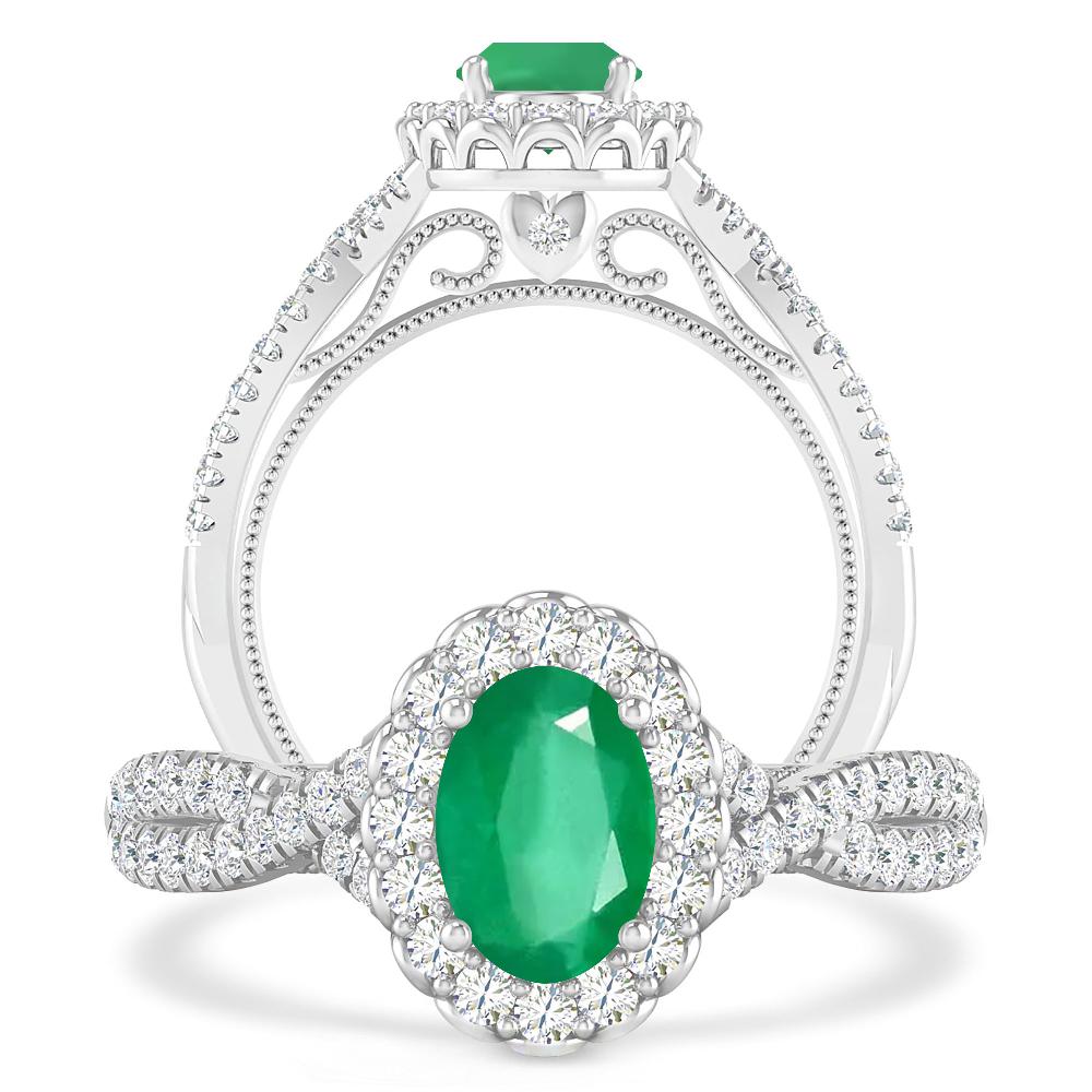 White Gold - Emerald