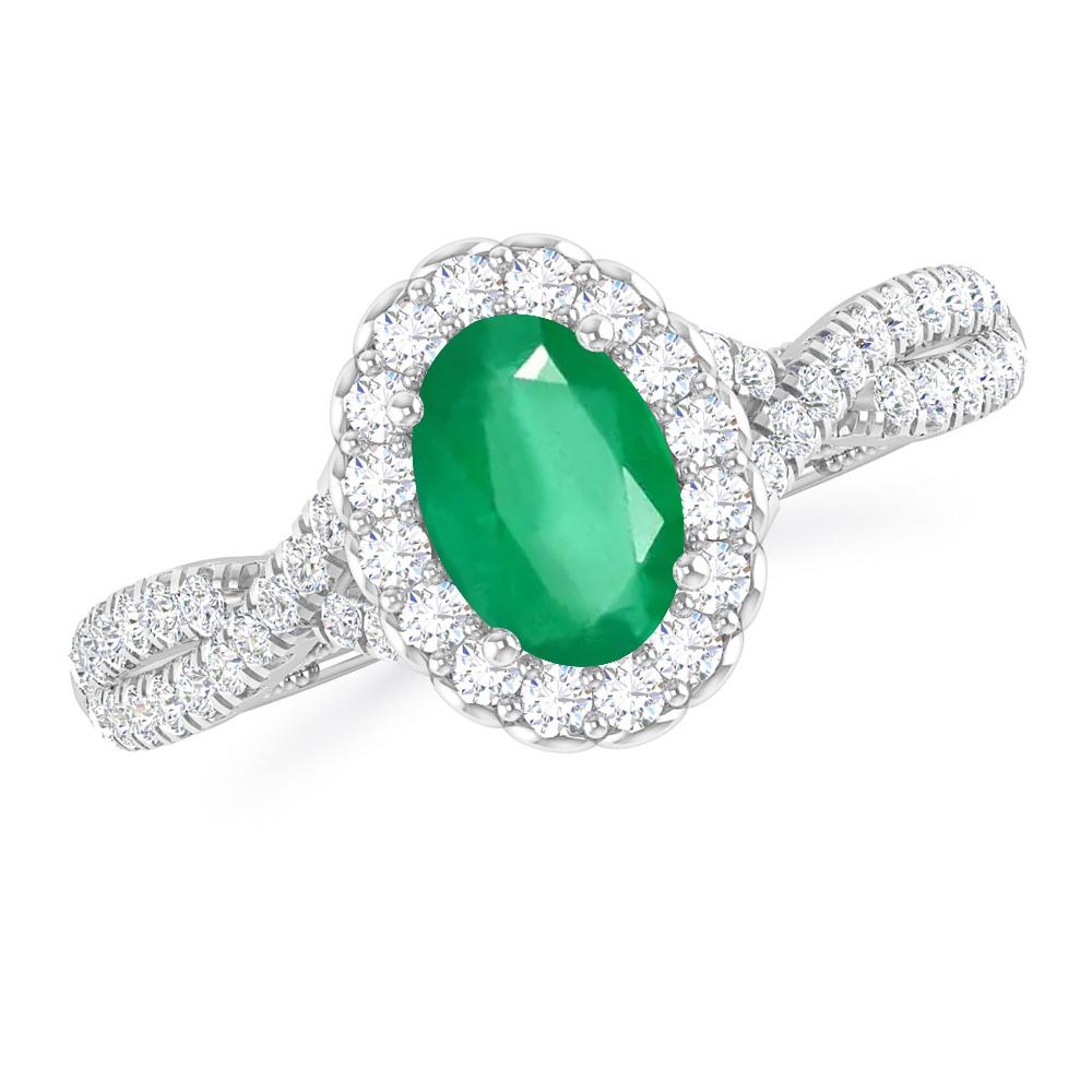 White Gold - Emerald