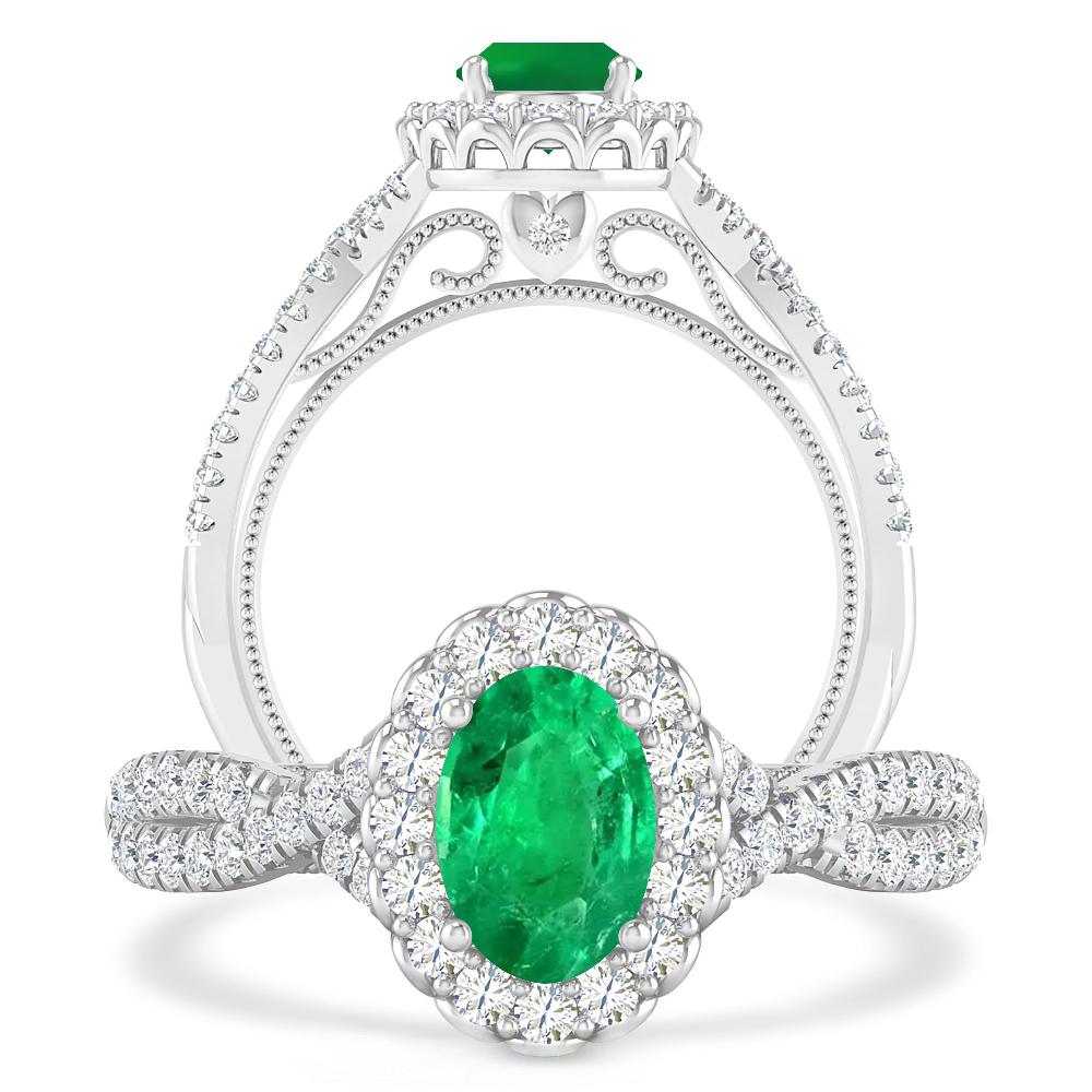 White Gold - Emerald