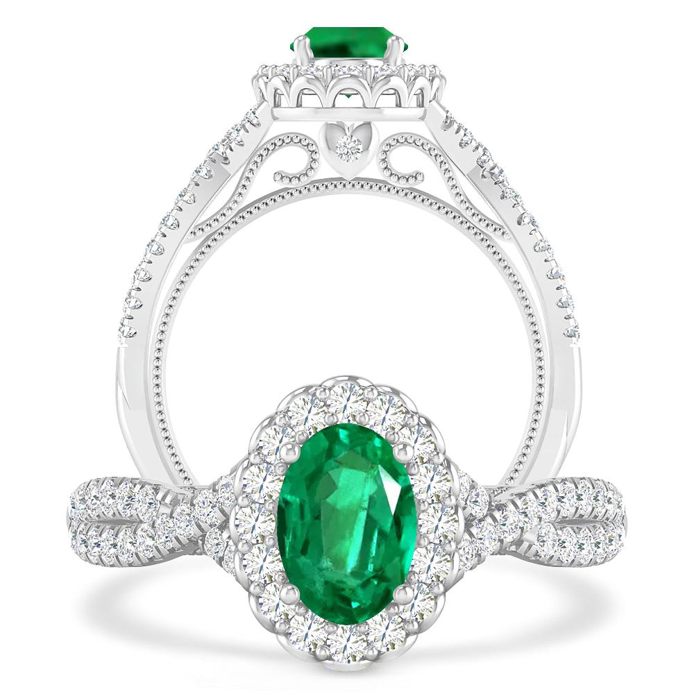 White Gold - Emerald