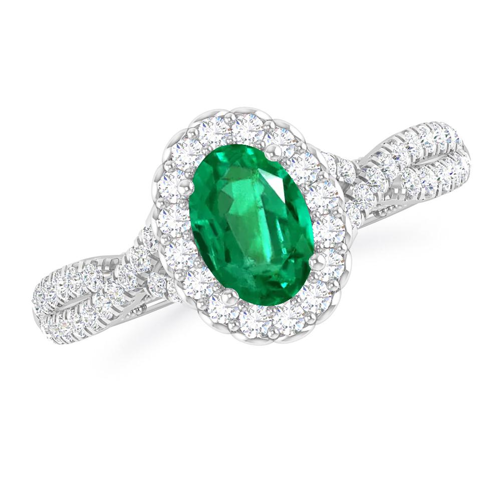 White Gold - Emerald