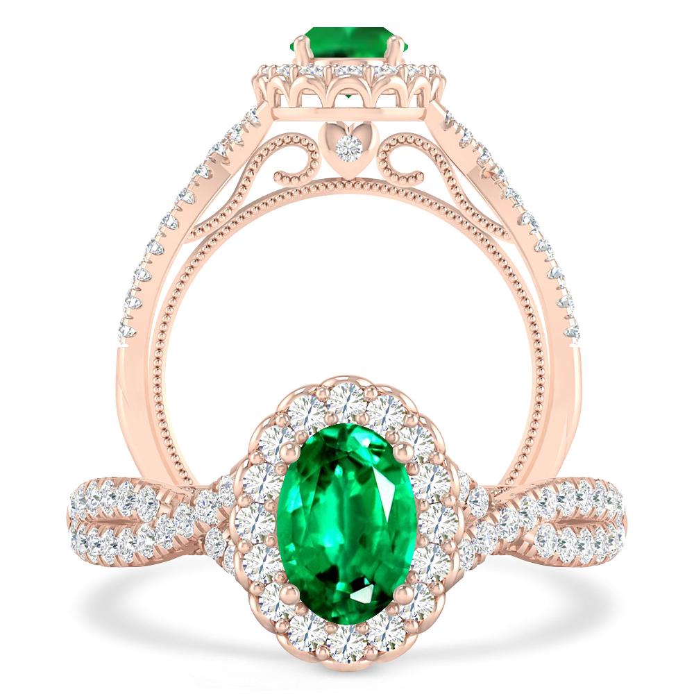 Rose Gold - Emerald