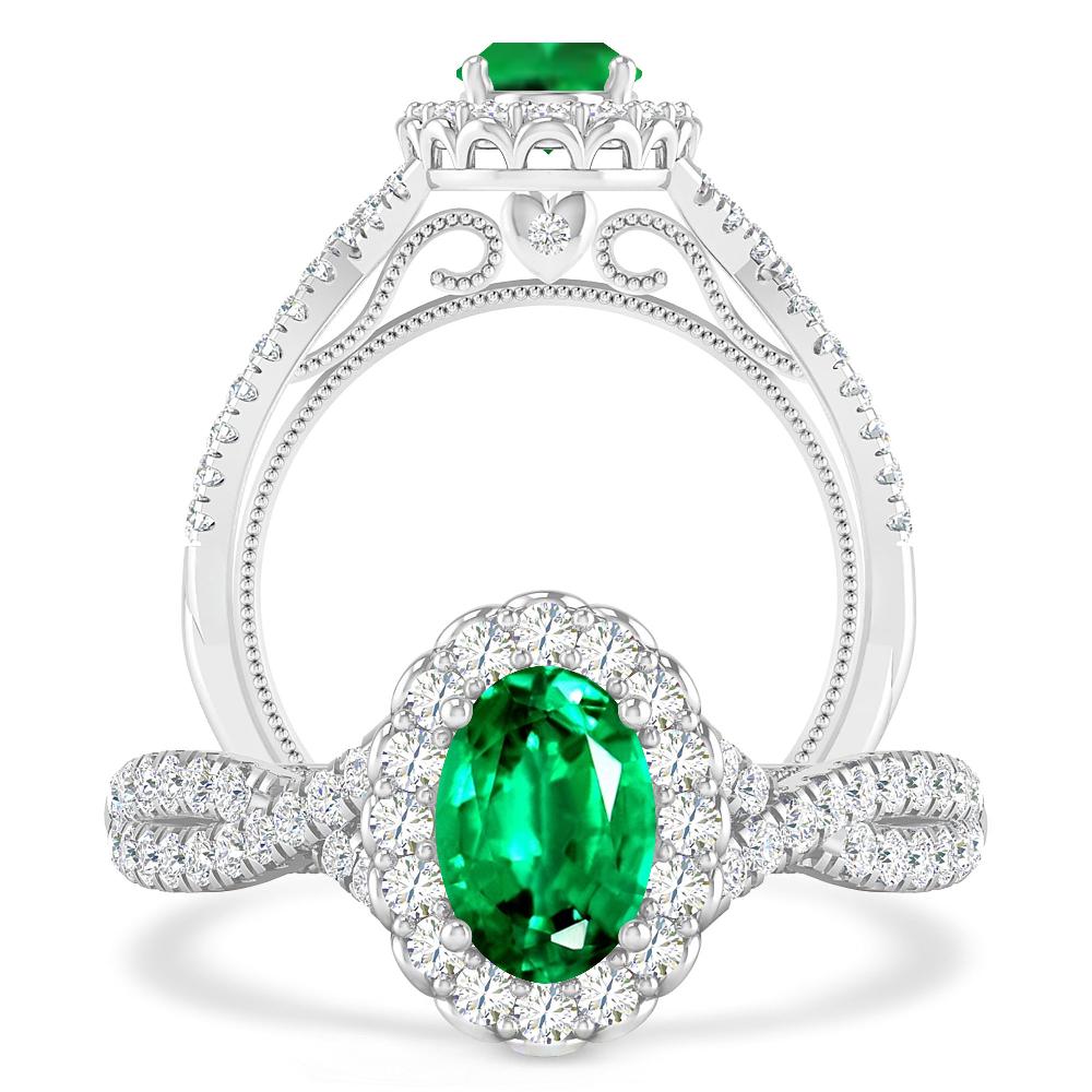 White Gold - Emerald