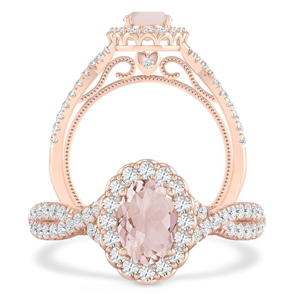 Rose Gold - Morganite