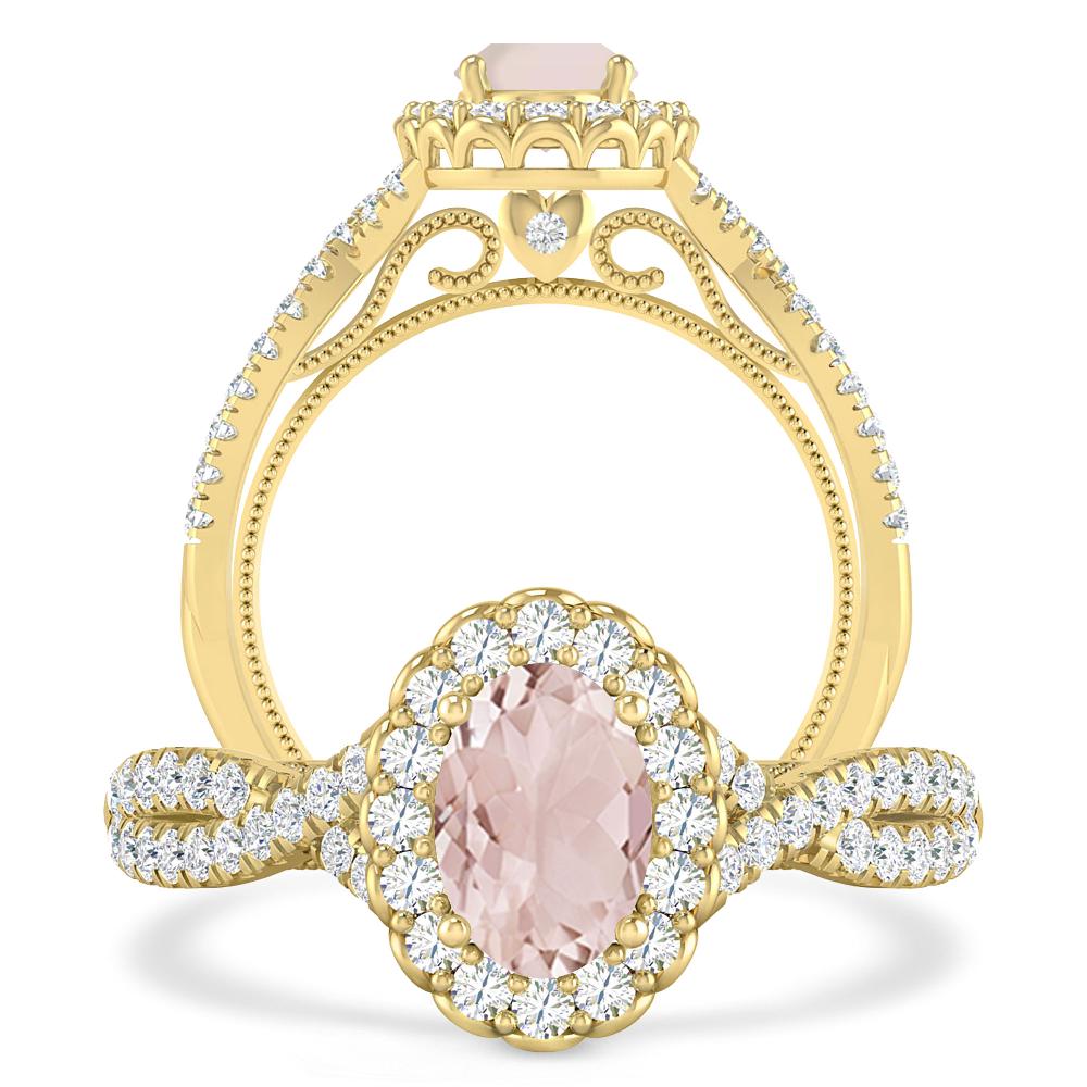 Yellow Gold - Morganite