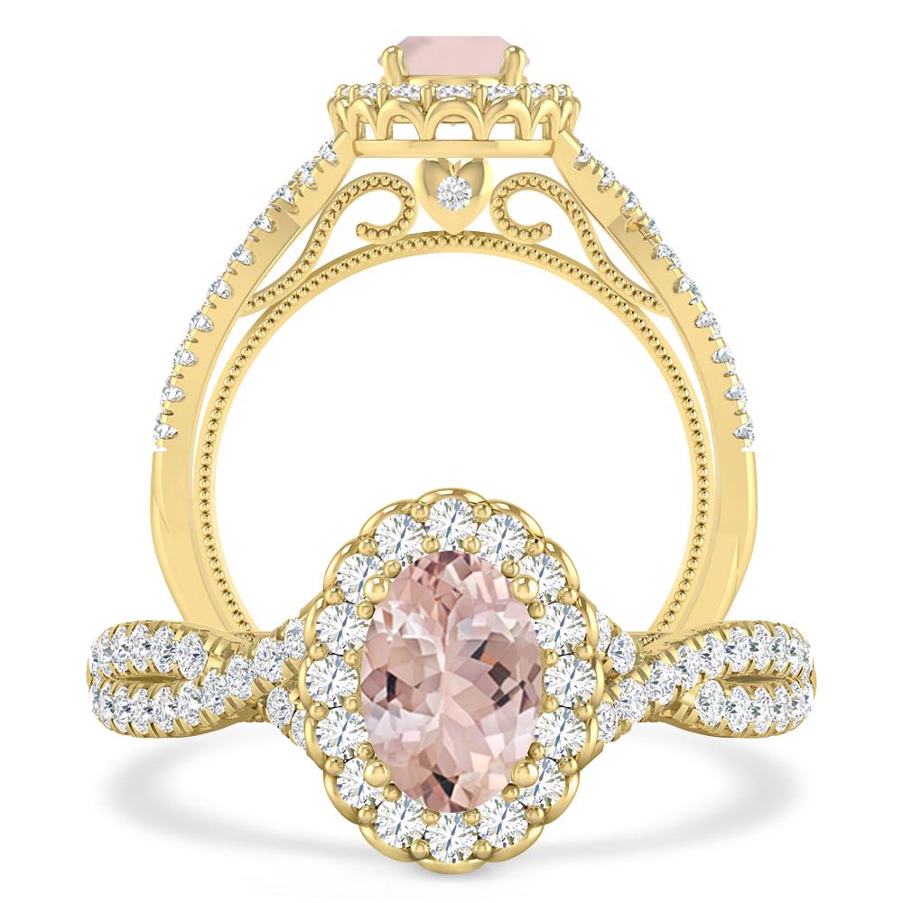 Yellow Gold - Morganite