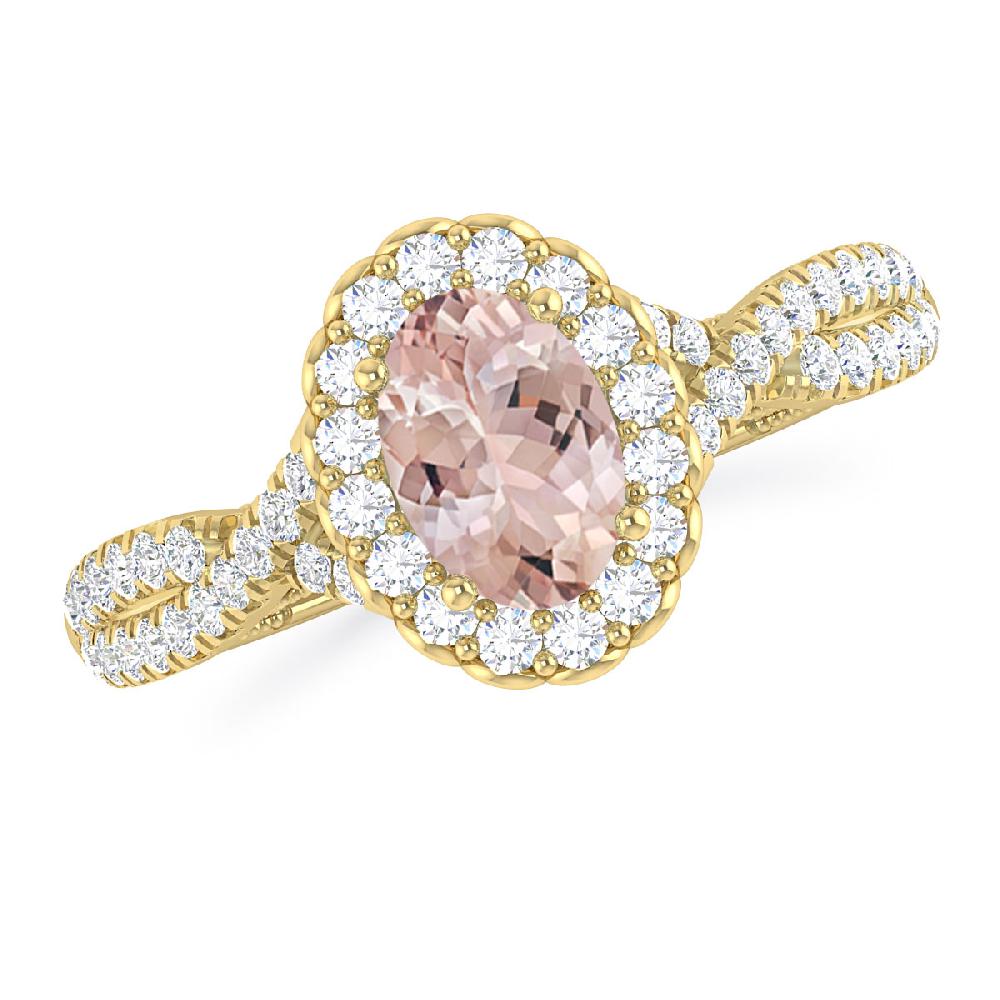 Yellow Gold - Morganite