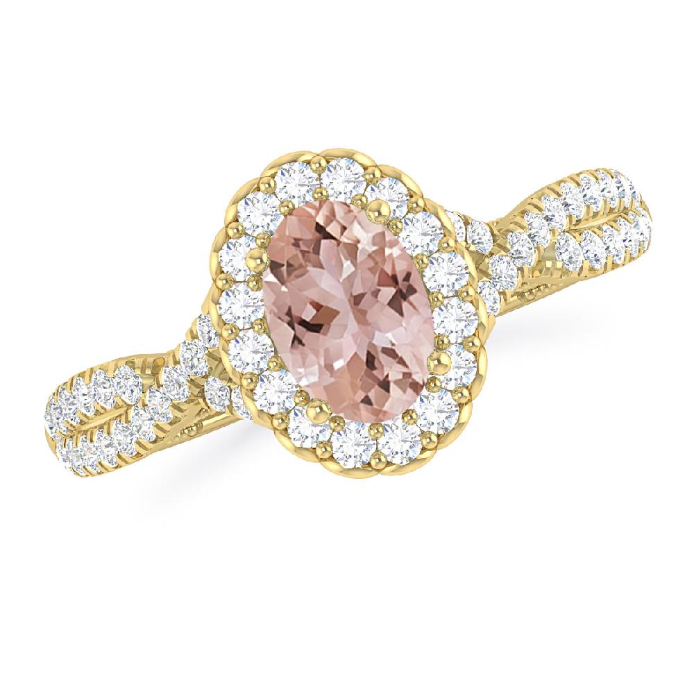 Yellow Gold - Morganite