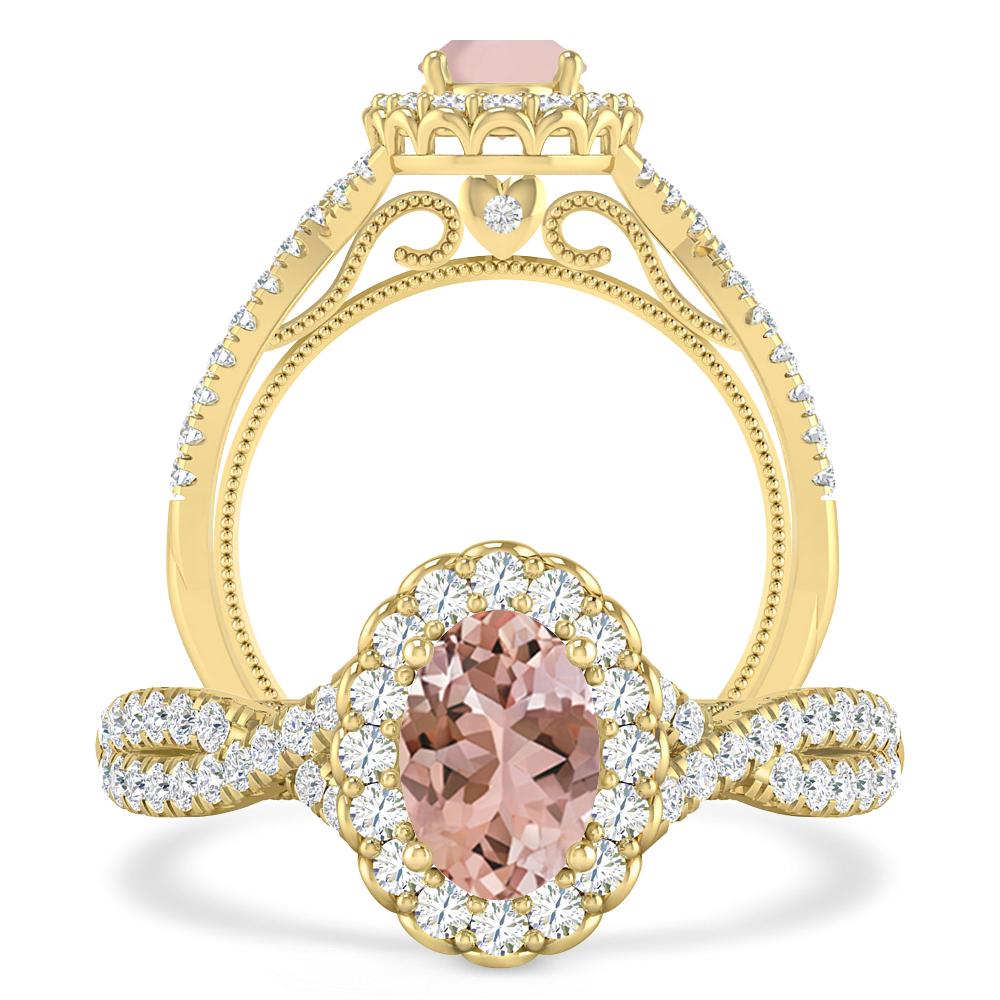 Yellow Gold - Morganite