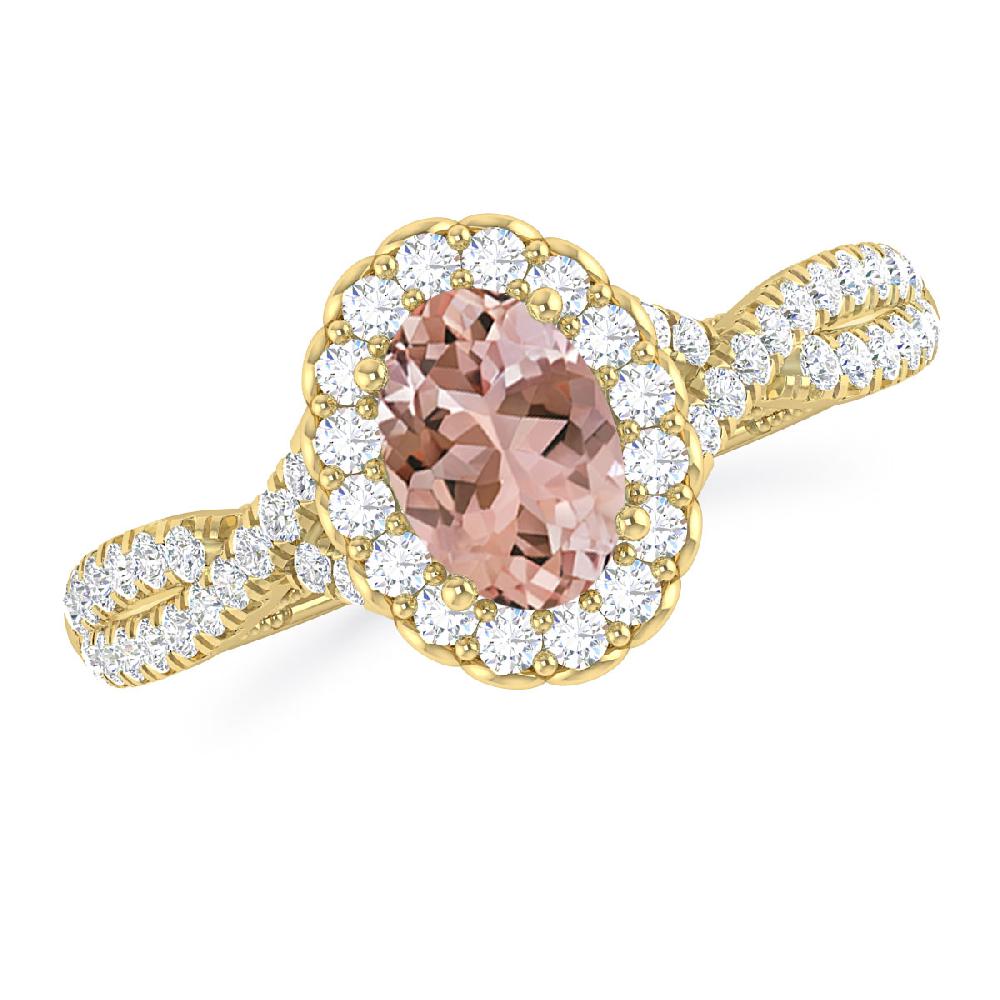 Yellow Gold - Morganite