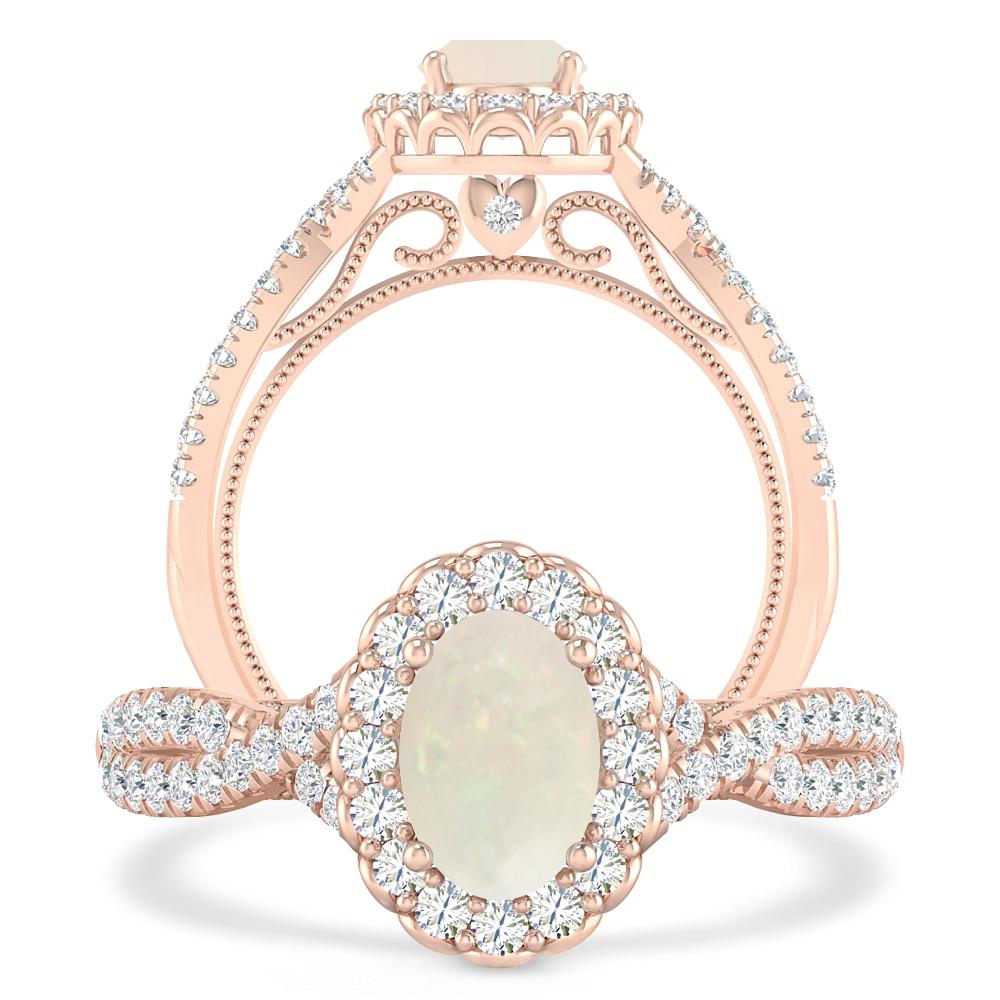 Rose Gold - Opal