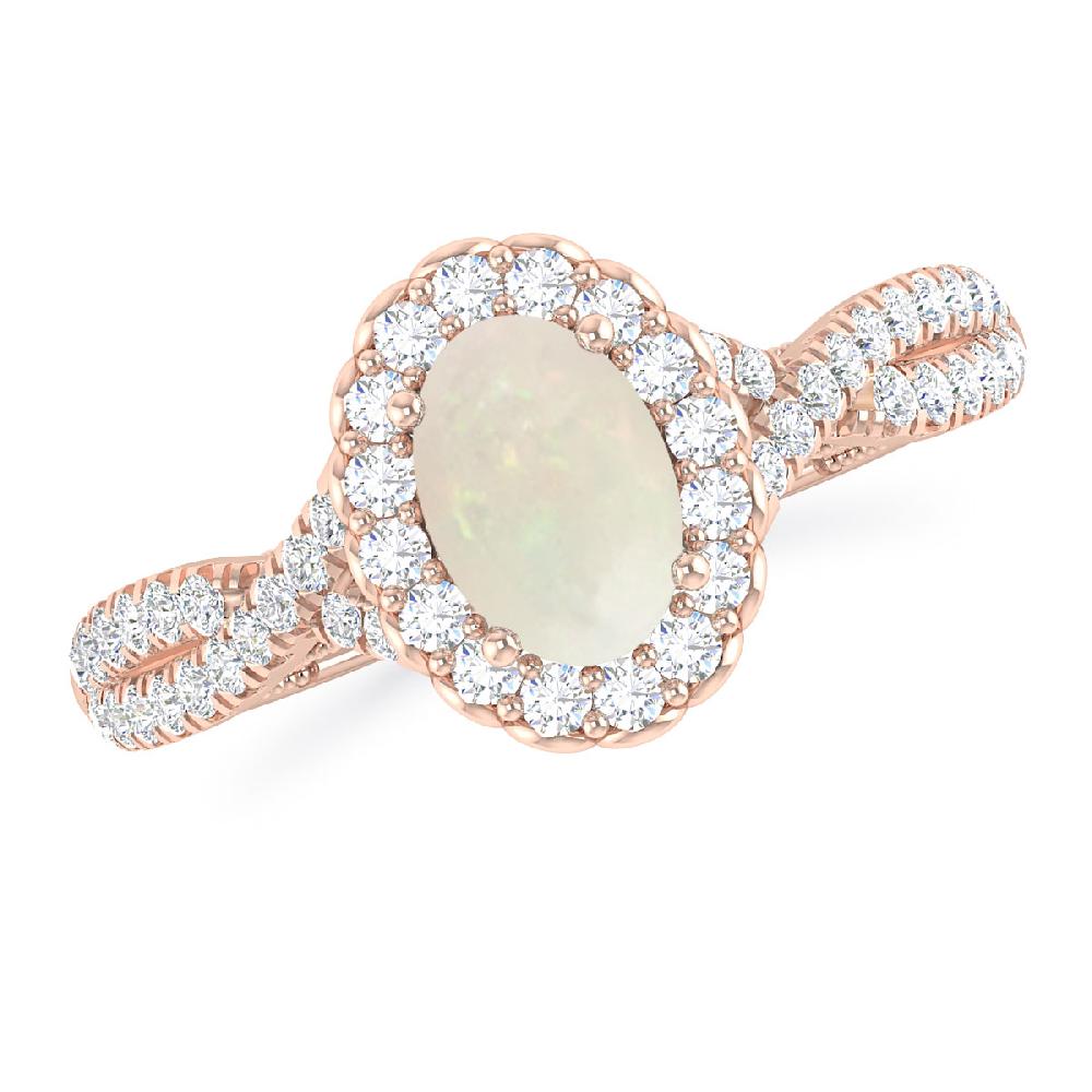 Rose Gold - Opal