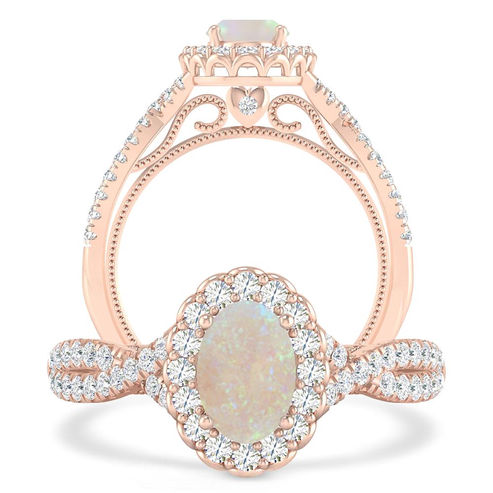 Rose Gold - Opal