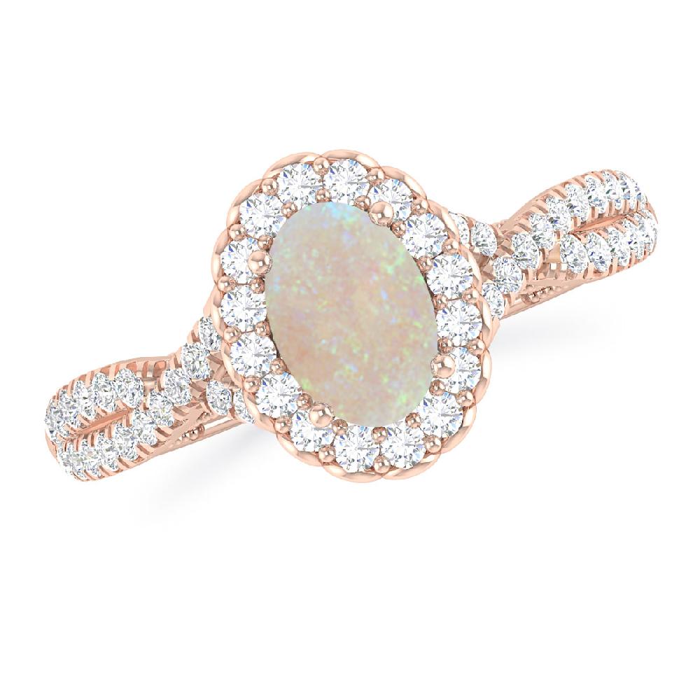 Rose Gold - Opal