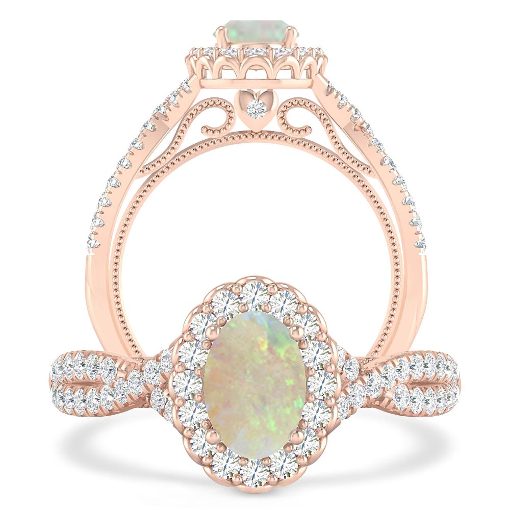 Rose Gold - Opal