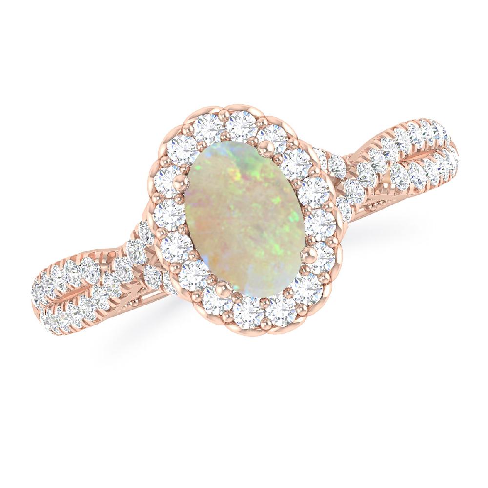 Rose Gold - Opal