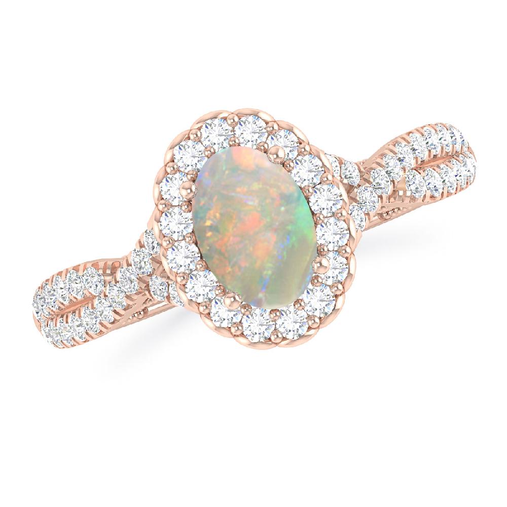 Rose Gold - Opal