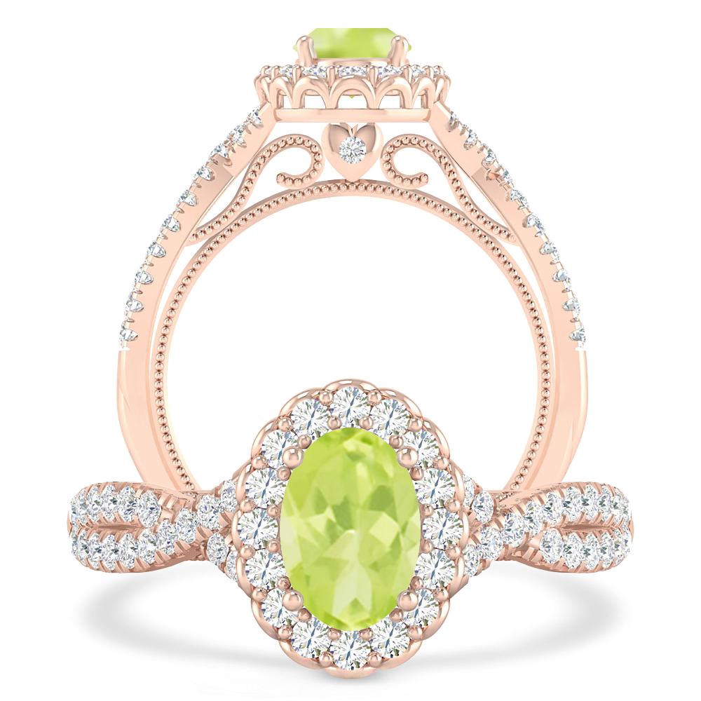 Rose Gold - Peridot