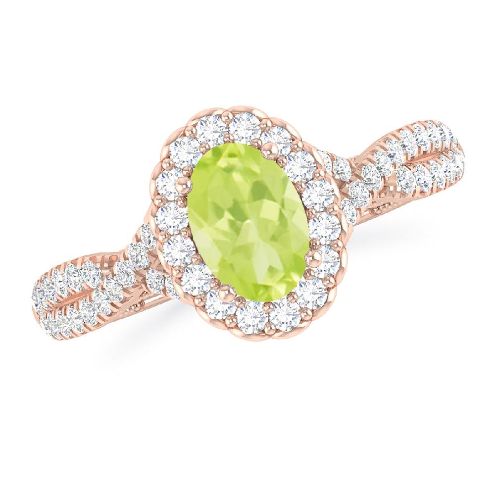 Rose Gold - Peridot