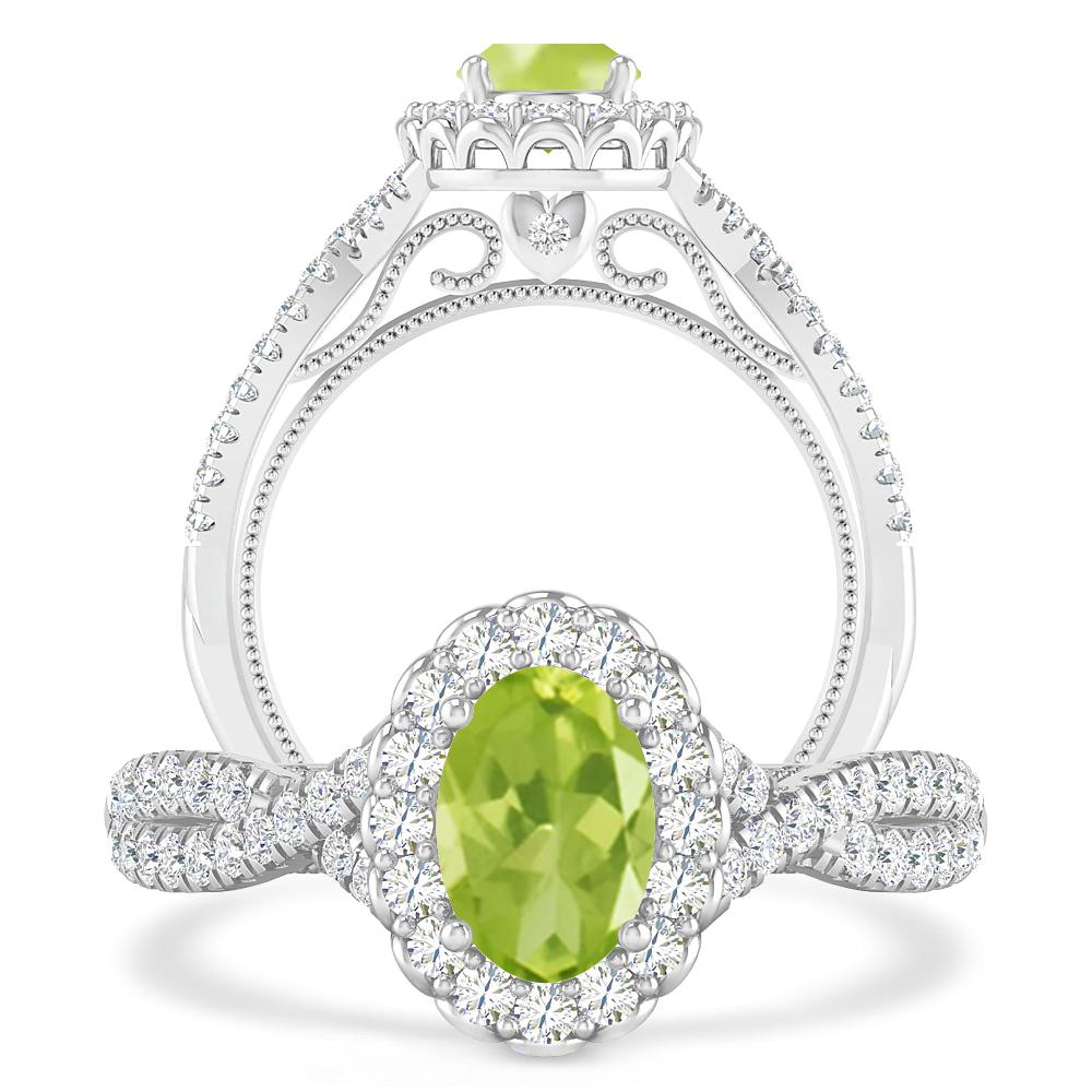 White Gold - Peridot