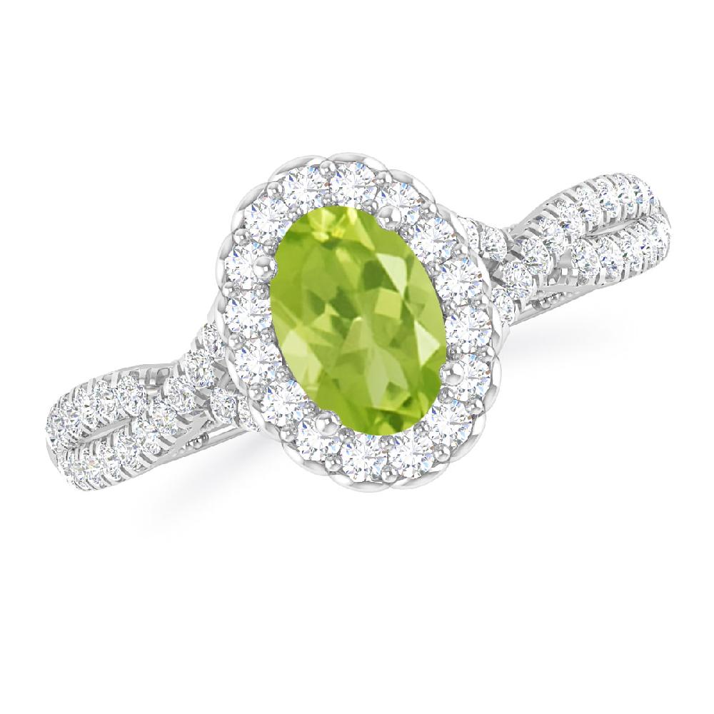 White Gold - Peridot