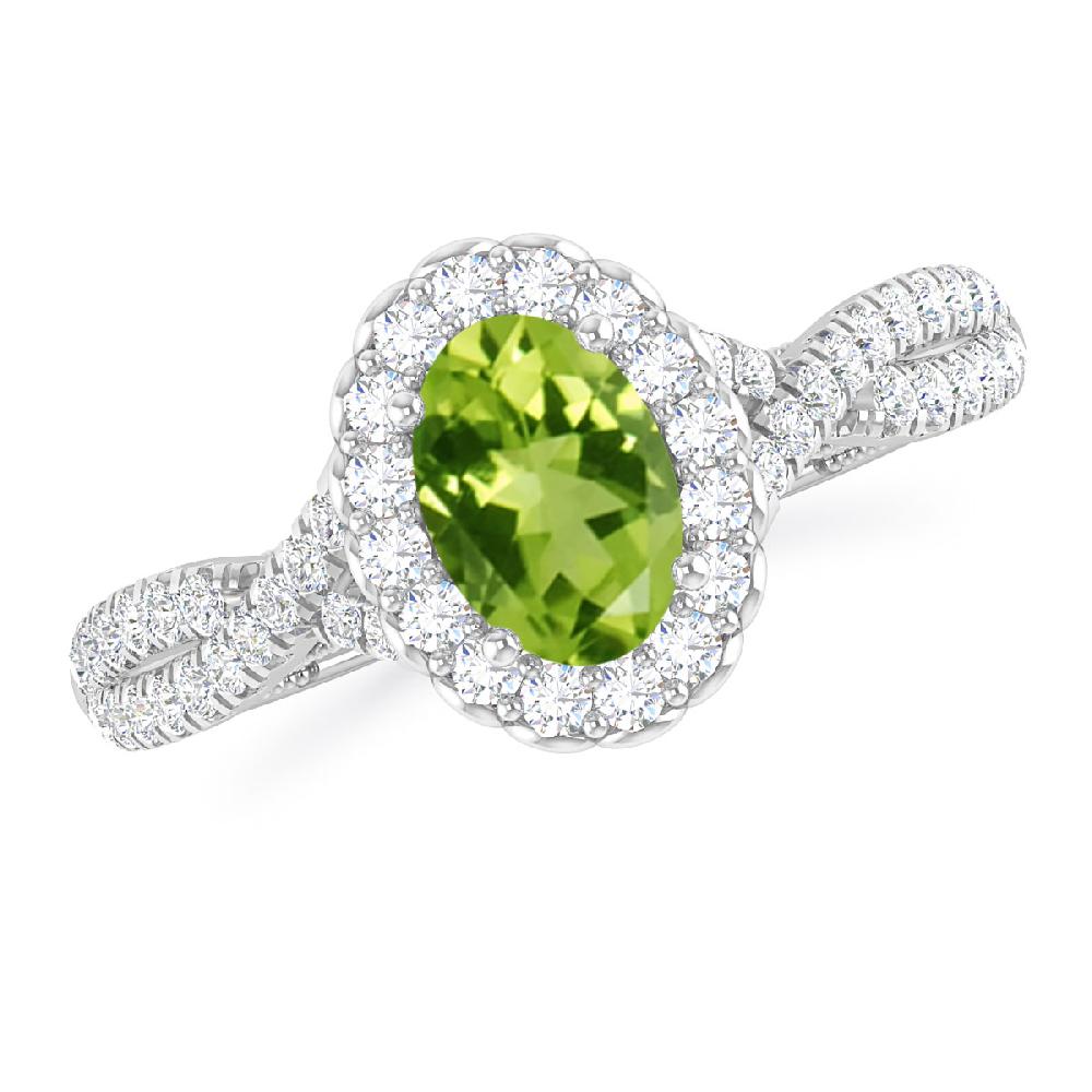 White Gold - Peridot