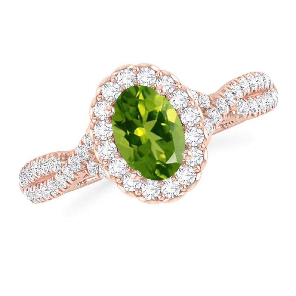 Rose Gold - Peridot