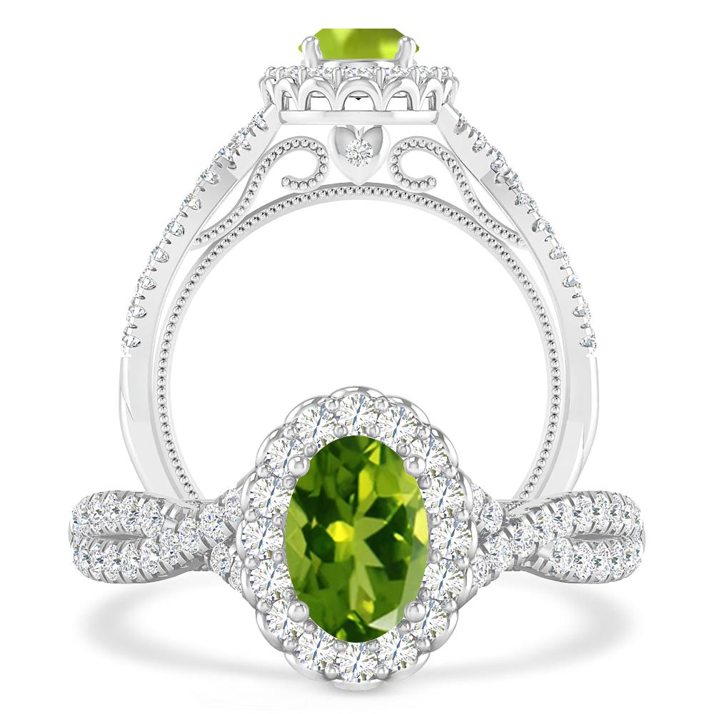 White Gold - Peridot